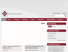 Tablet Screenshot of firstsecurityks.com
